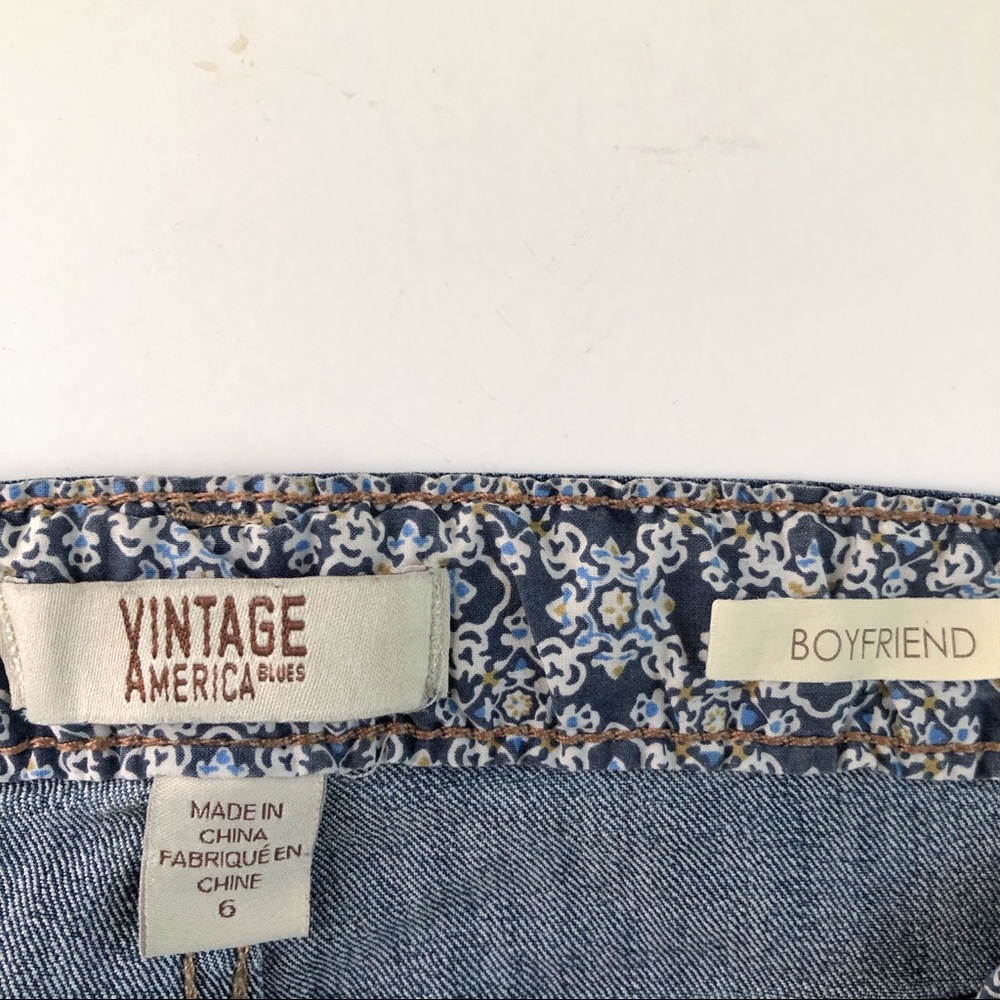 Sz 6 Vintage America Blues Boyfriend Jeans - Picture 4 of 8